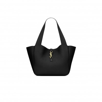 YSL LE 5 À 7 BEA IN GRAINED LEATHER 763435AACTP1000 (50*28*18cm)